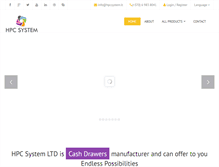 Tablet Screenshot of hpcsystem.lt